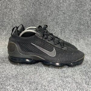 Nike VaporMax 2021 Flyknit Running Shoes Men's Size 12 Black Anthracite Athletic